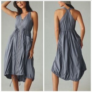 Daily Practice for Anthropologie Free Fall Windbreaker Midi Dress